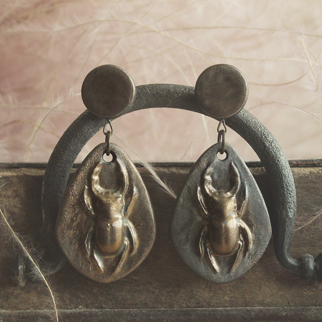 Серьги из керамики